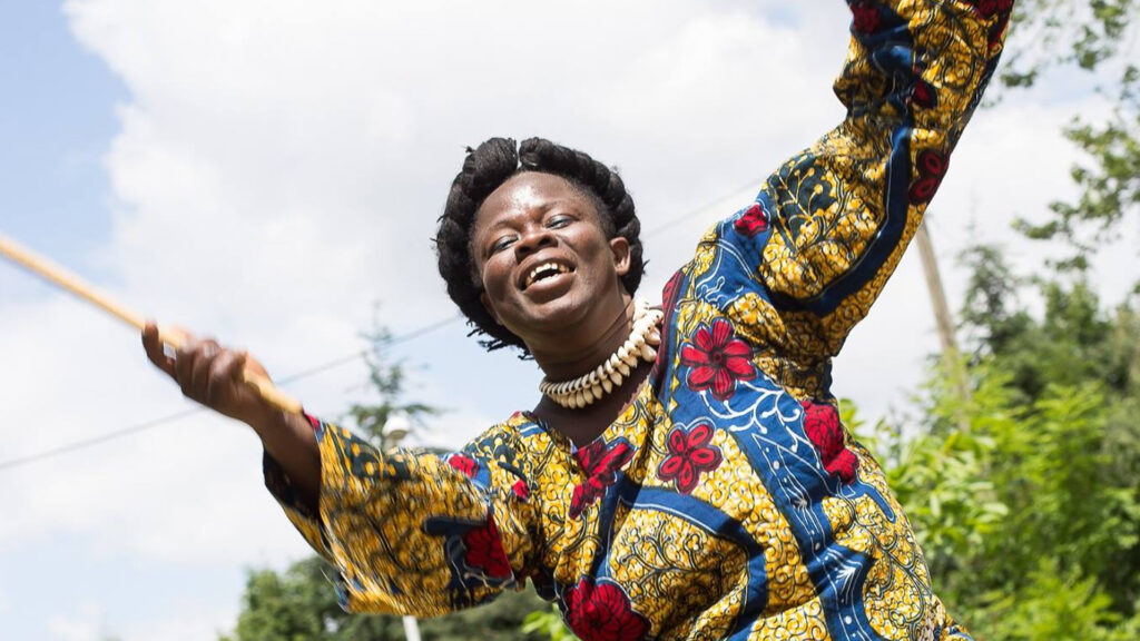 Traditional dance from Giunea